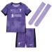 Camiseta Liverpool Virgil van Dijk #4 Tercera Equipación para niños 2023-24 manga corta (+ pantalones cortos)
